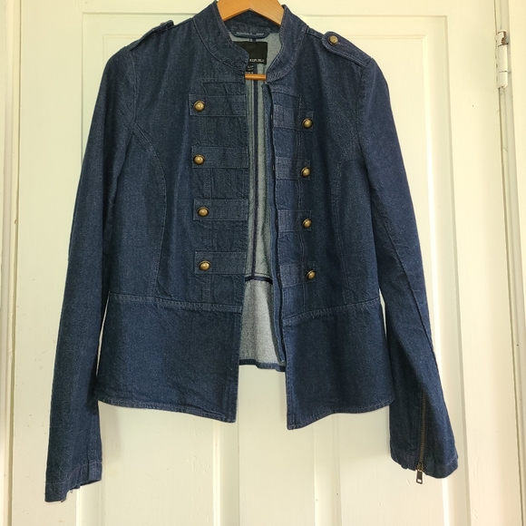 BANANA REPUBLIC - Denim military style jacket - Picture 11 of 11